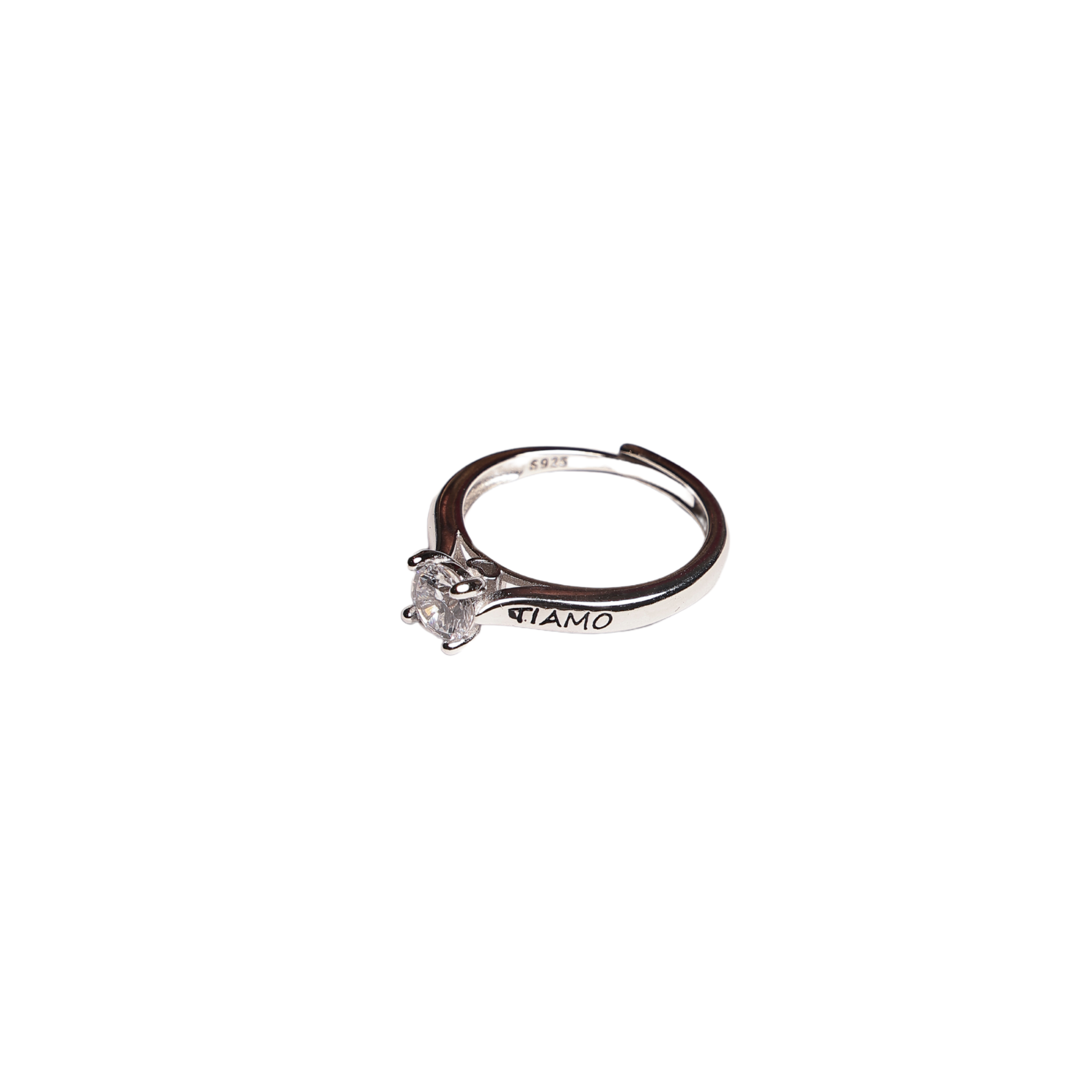 Anello con scritto ti amo discount