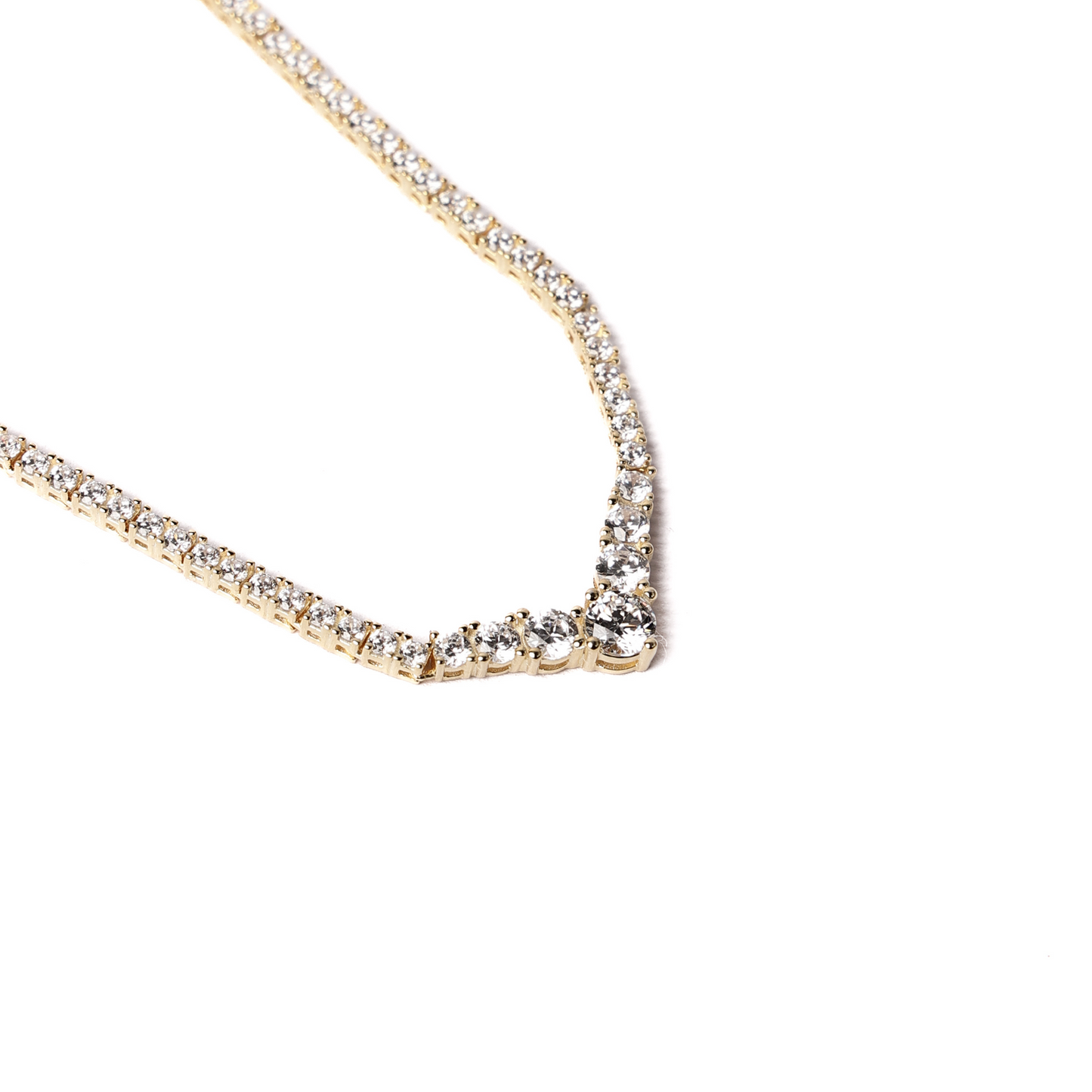 Collana diadema con pietre crescenti