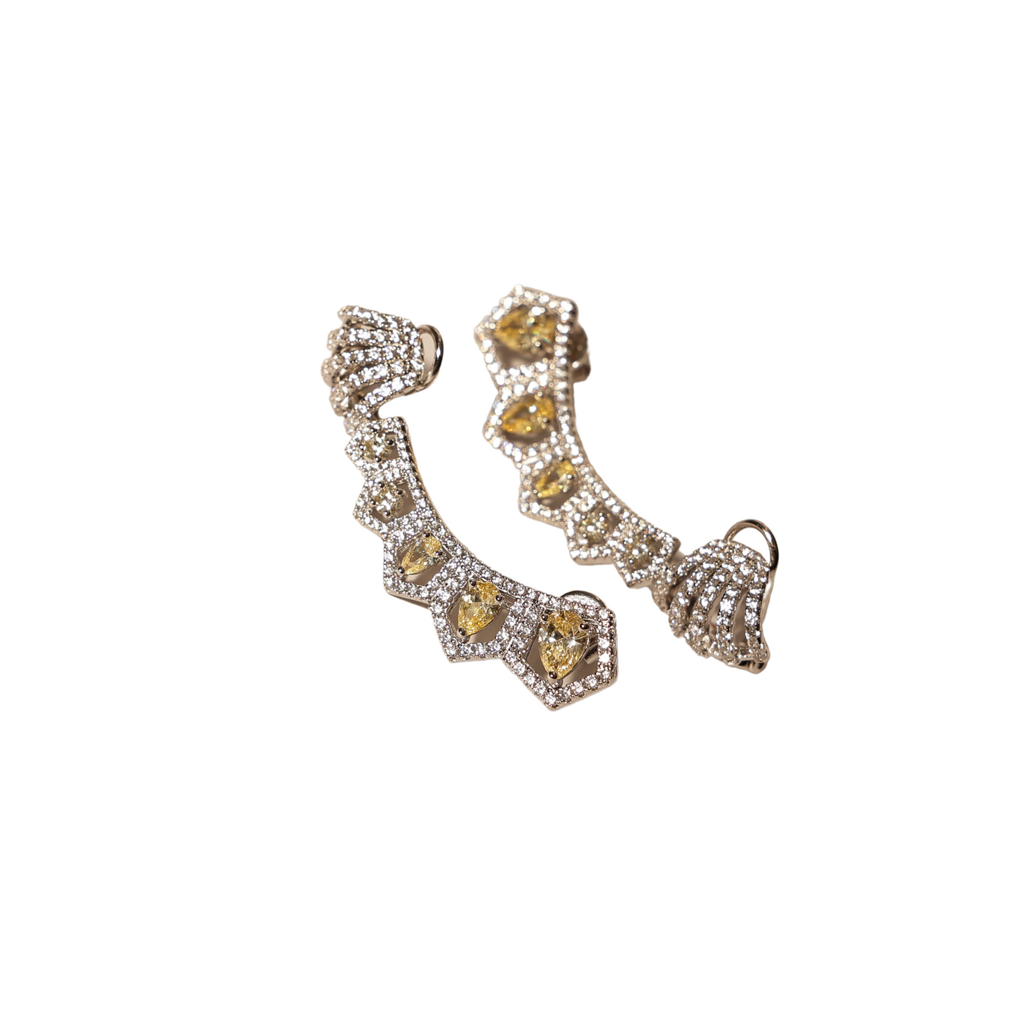 Ear cuff pietra goccia
