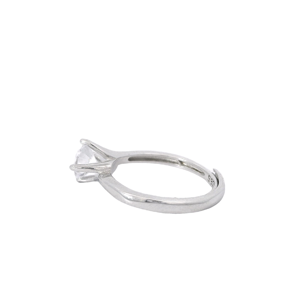 Anello solitario 1 ct Abbraccio Regolabile