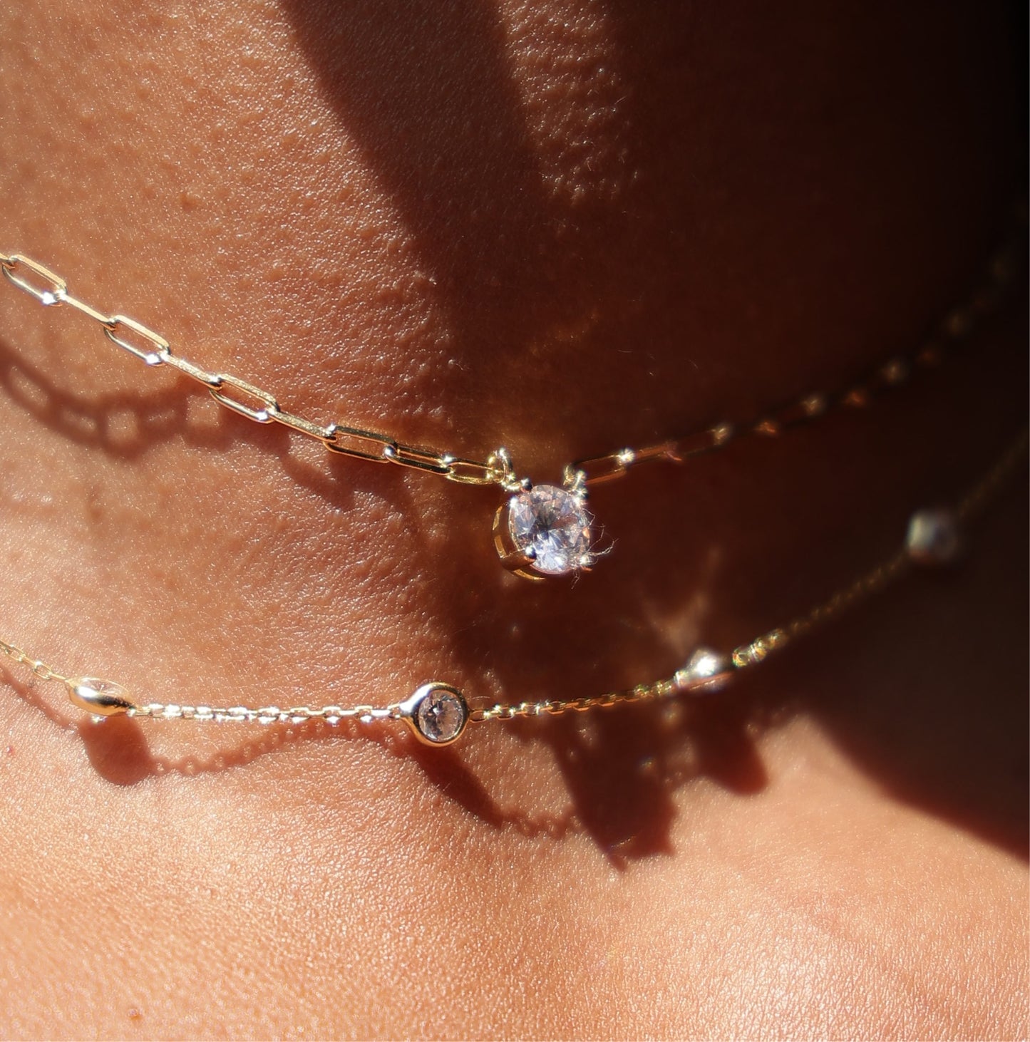 Collana Chain con zircone