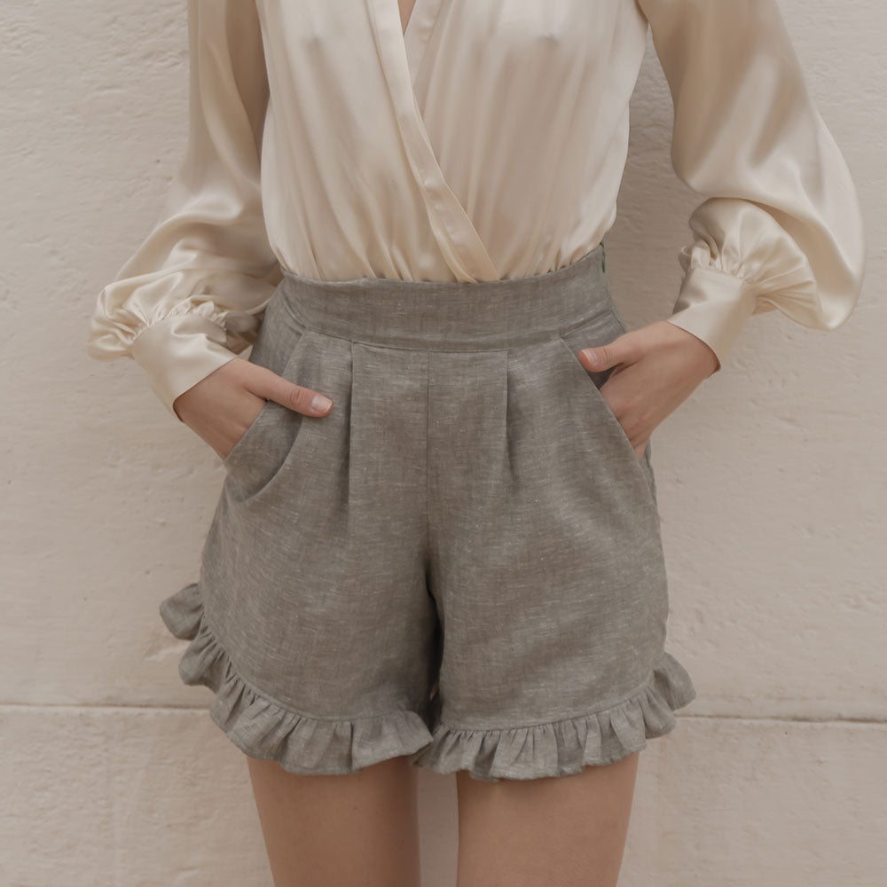 Pantaloncini Misto Lino