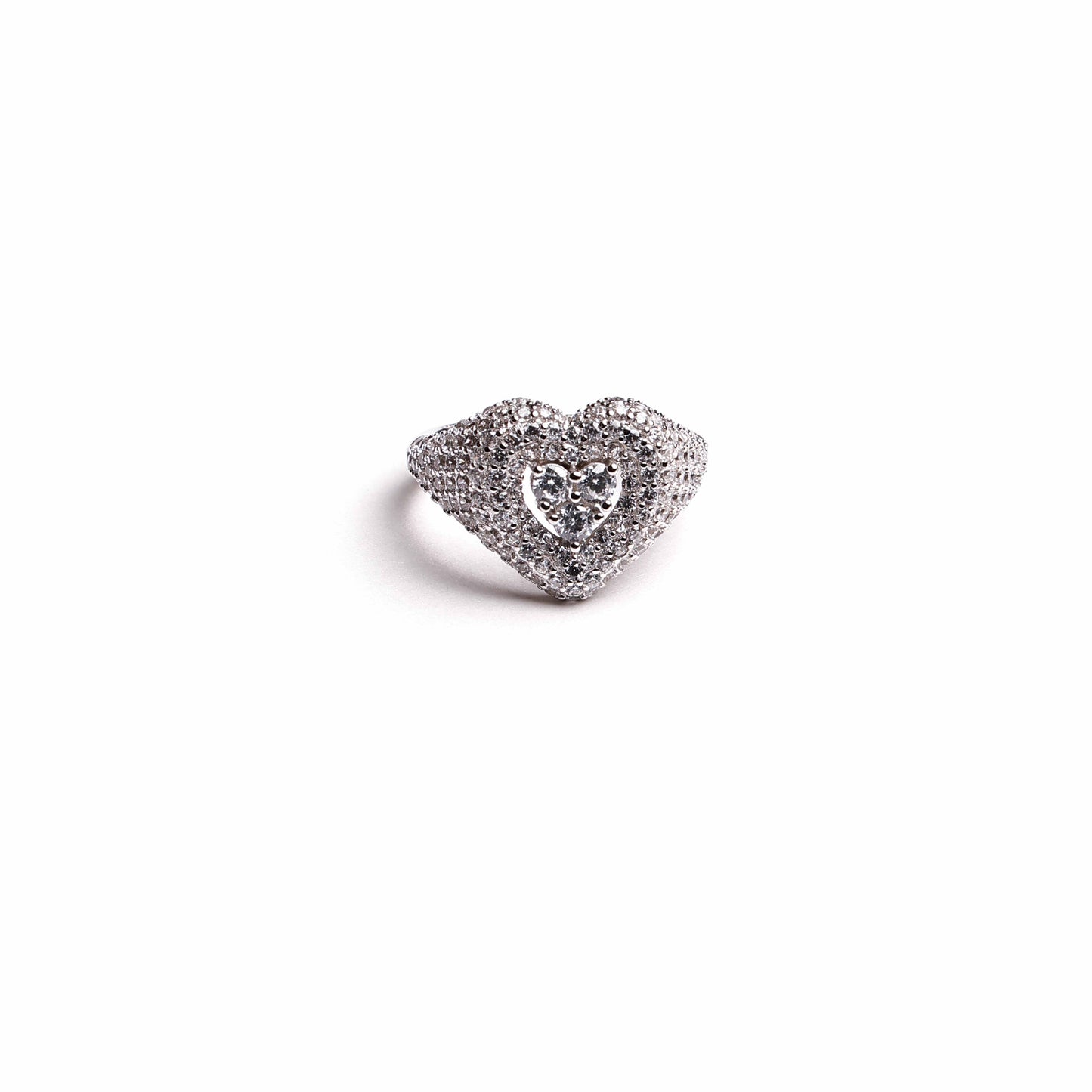 Anello chevalier sparkling cuore