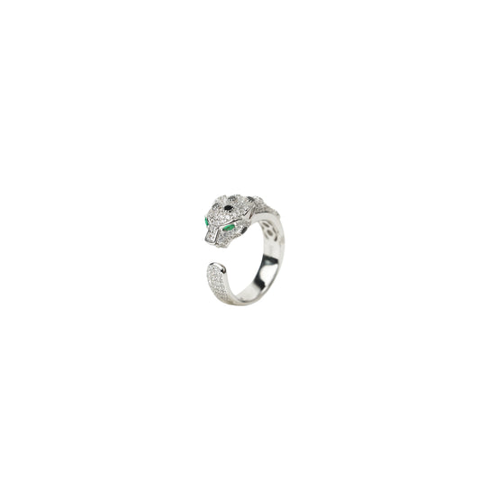 Anello pantera sparkling