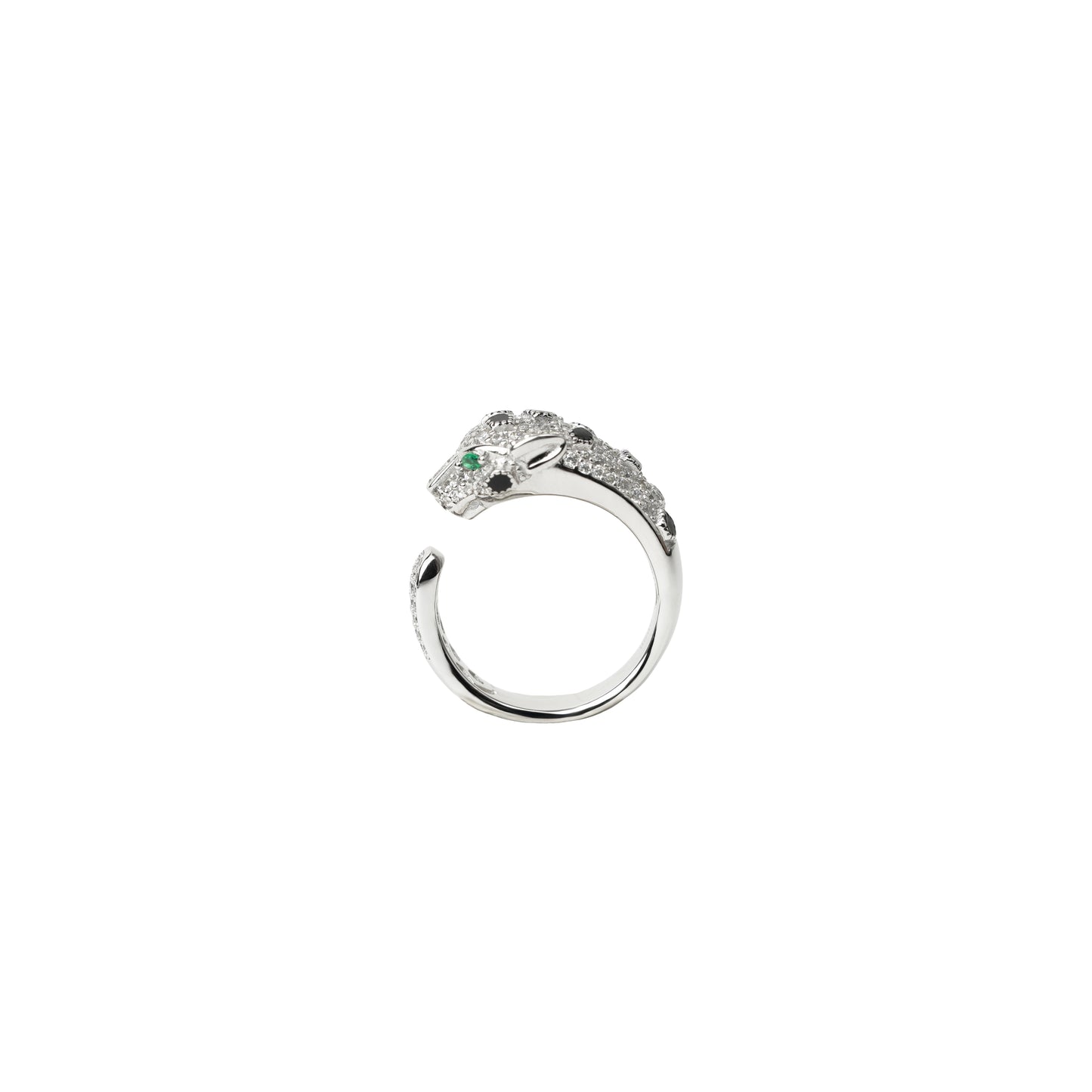 Anello pantera sparkling