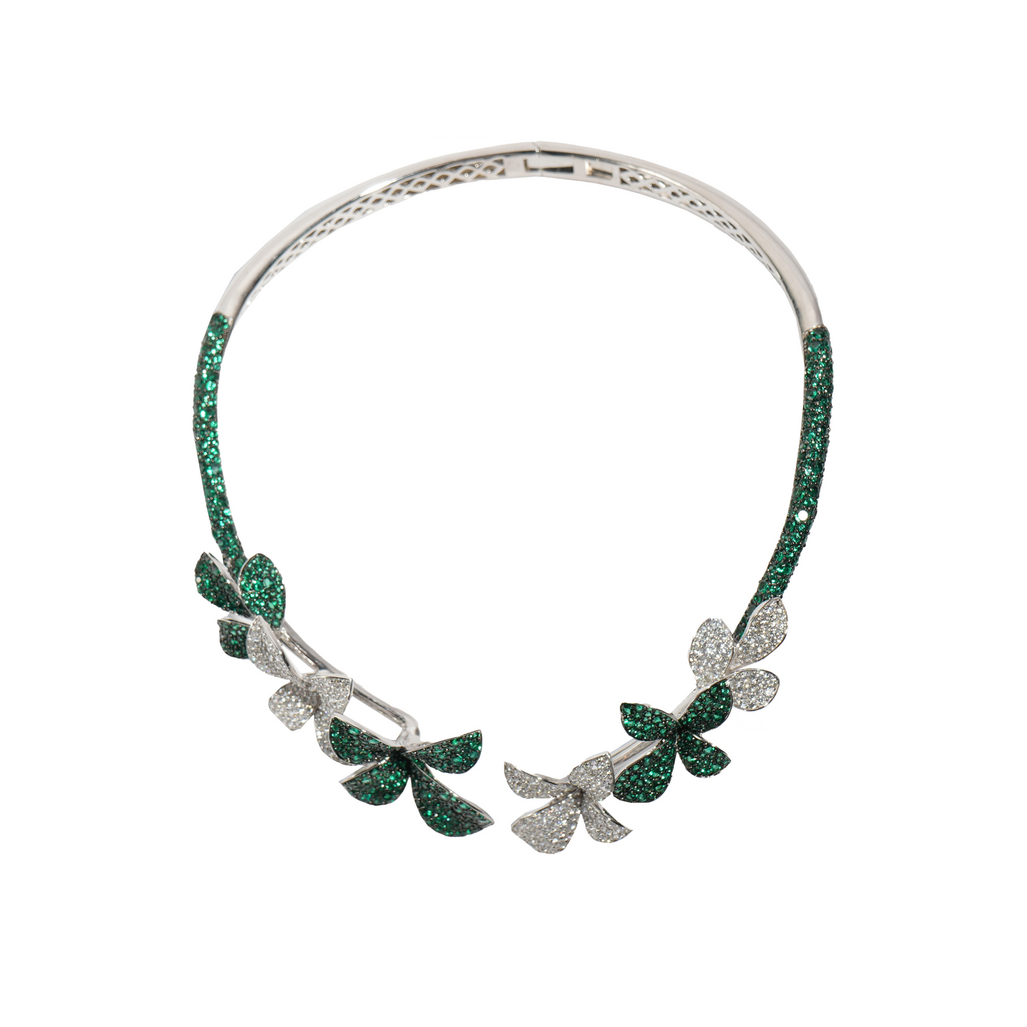 Collana Foglie Sparkling