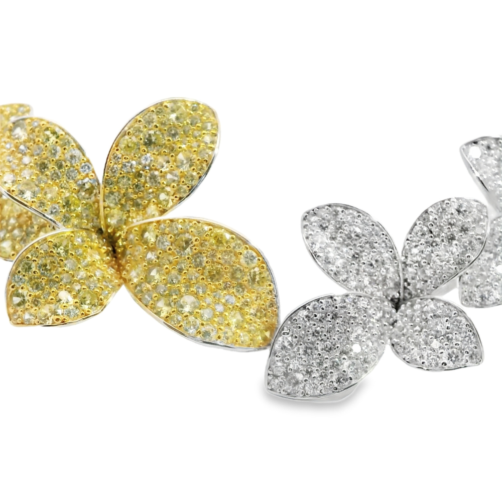 Collana Foglie Sparkling